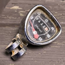 Vintage Schwinn 1960s Sting-Ray Huret 60 MPH Speedo & Handlebar Mounting Bracket picture