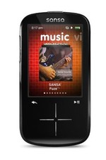 SanDisk Sansa Fuze + Black 4 GB MP3 Media Player Digital LCD FM radio SD Slot picture