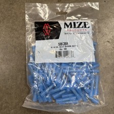 100 pcs Mize Wire Blue Heat Shrink Butt Connectors Crimp Terminals picture