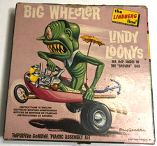 Lindy Loony Big Wheeler Model Kit 1964 Lindberg  Complete Kit No. 277 :50 picture