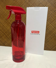 Supreme Glass Spray Bottle, Red, 16 oz Capacity, Refillable Sprayer, with Box picture