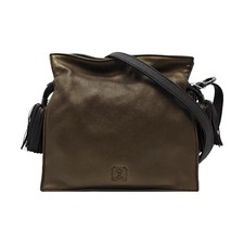 【Authentic】 LOEWE Flamenco Brown Leather Handbags (DDP) picture