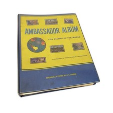 Ambassador Stamp Album For Stamps Of The World 1973 Hinged And Loose picture