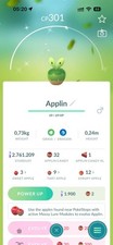 Pokémon Go✨Shiny Applin - Mini PTC/ ✨Trade 20K/ ✨Trade 1 Million Stardust picture