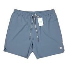 FREE FLY Men's LARGE Andros Shorts Pacific Blue Swim Trunk 7