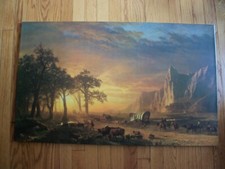 Emigrants Crossing the Plains, 1867 - Albert Bierstadt L.Ed. Giclee AP #24/50 picture