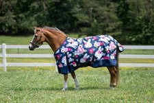 Miller's Standard Neck Rabbit Print Pony Turnout Blanket 1200D 200 GSM Polyfill picture