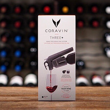 Coravin Three+ Wine Preservation System Set, Black w/ Capsules & Accessories picture