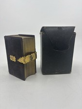 Victorian 1838–39 Velvet Church Service Prayer Book w/ Gilt Clasp, Case & Psalms picture