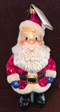Christopher Radko Santa Christmas 9