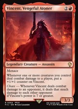 MTG Vincent, Vengeful Atoner (64/843) Final Fantasy Commander LP picture