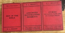 Men Of The Bible by D. L. Moody-RARE Vintage 1898 -Plus 2 More In Series W/Extra picture