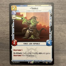 Yaddle - A Chance To Make Things Right 045/264 Star Wars Unlimited LOF Rare NM picture