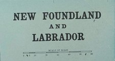 1900 NEWFOUNDLAND LABRADOR CANADA Map 26