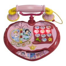 Vintage VTech Disney Princess Dial N Learn Telephone Light Toy USA Duty Paid picture
