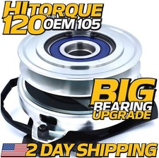 HiTorq 120ftlb (OEM 105) BIGBearing Billet Pulley PTO Clutch for Warner 5215-51 picture