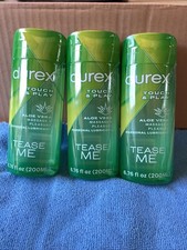 3- Durex Touch & Play, Personal Lubricant, Aloe Vera, 6.76 fl oz Exp-02/05/2027 picture