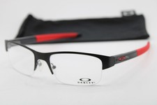 NEW OAKLEY OX3226-0155 CROSSLINK SATIN BLACK RED AUTHENTIC EYEGLASSES 55-19 picture