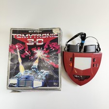 Vintage TOMY Tomytronic 3-D Sky Attack Electronic Handheld Game Red Box Japan picture