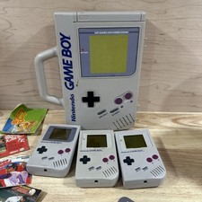 Vintage Lot of 3 Nintendo Game Boy DMG Lot w/ Box - Light Boy  Parts/Repair picture