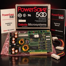 Vintage Dakota Microsystems PowerSave 500 ISA Internal UPS Complete Box Manuals picture