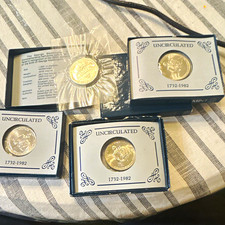 1982-D George Washington Commemorative 50C Business Strike Silver 0.900 All 4 picture