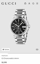Gucci G Chrono 44mm Stainless Steel Case Stainless Steel Strap picture