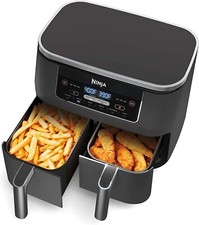 Ninja DZ201 Foodi 8-Qt 6-in-1 DualZone Air Fryer Smart Finish Refurbished picture