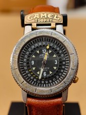 Camel Trophy Quartz 955.415 Green Belt 5 ATM - Camel Trophy Watch - Working picture