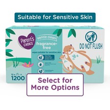 Parents Choice Fragrance-Free Baby Wipes, 1200 Count Fast  picture