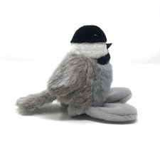 VINTAGE MARY MEYER GRAY BIRD FINGER PUPPET PLUSH ANIMAL CIRCA 1999 picture
