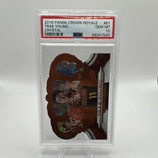 Panini 2018-19 Crown Royale Trae Young RC Crystal /99 #81 PSA 10 picture