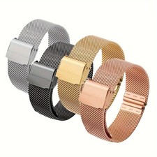 Milanese Mesh Stainless Steel Watch Strap Quick Release Band 12-24 mm picture