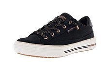 SKECHERS WOMEN'S ARCH FIT ARCADE- PRIM N PRETTY 177159/BLK WALKING SHOES picture