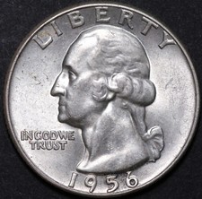 1956 Washington Quarter CH BU   #B picture