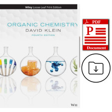 Organic Chemistry 4th Edition By David Klein picture