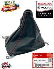 OEM Honda 96-00 Civic EK Type R Red Stitch Shift Boot Shiftboot Genuine Part picture