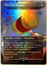 MTG Piko Piko Hammer - Hammer of Nazahn (Rainbow Foil) Secret Lair x Sonic 2098 picture