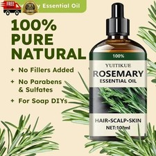 100% Pure Rosemary Essential Oil, Suitable for Hair, Scalp, and Skin, Natural Ar picture