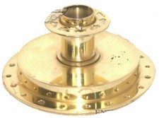 Fits Royal Enfield 350 500 Early Half Width Front Wheel Hub Drum Gold Finish ECs picture