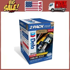 DELO XLE SB Synthetic Blend Diesel Motor Oil SAE 15W-40 3 Gallon Smart Change picture