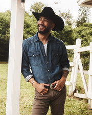 Tommy Bahama x Stetson Calypso Cowboy Mens LS Shirt New picture