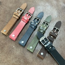 Vintage Open-ended Strap Band for Fixed Wire Lug Watch Size 18mm #170 picture