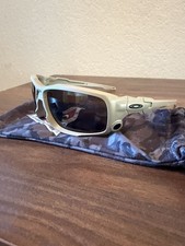 Oakley SI Shocktube Sunglasses Mens 61-17-132 Beige Gray Tinted Wrap OO9329-04 picture