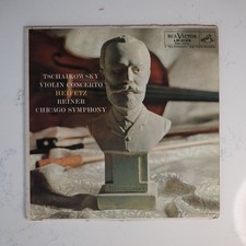 Tchaikovsky Violin Concerto (Heifetz, Reiner) LP Vinyl RCA Victor Red Seal VG+ picture