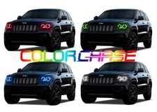 Color Chasing LED Headlight Flow Halo kit for Jeep Grand Cherokee 11-13 picture