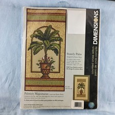 Dimensions Counted Cross Stitch #35086 Stately Palm 8x16 picture