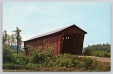 Covered Bridge #01 Athens County Glouster, Ohio Postcard picture