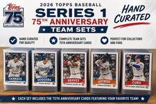2026 Topps Series 1 75th Anniversary Team Sets picture