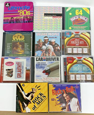 Vintage 1960's 1970's 1980's Music CD Lot Jukebox Solid Gold Hits Disco & More picture